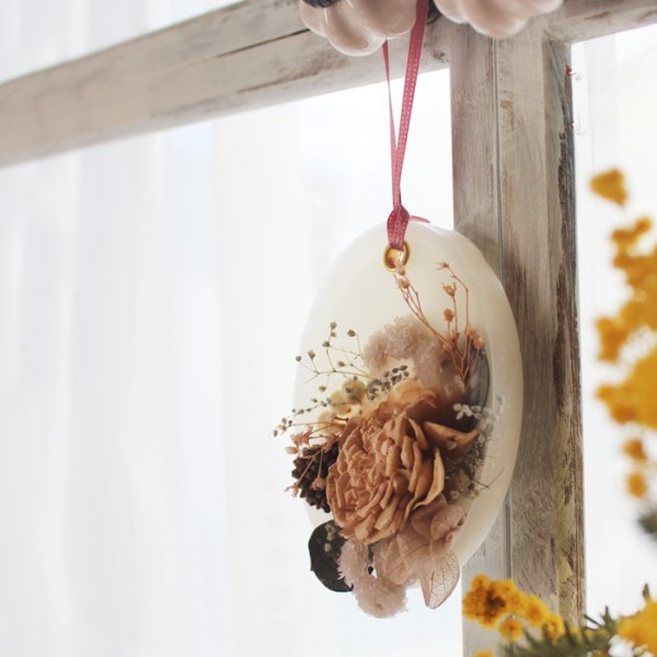 画像8: 選べるアロマワックスサシェ☆メール便可 サシェ アロマサシェ ボタニカルサシェ キャンドルサシェ ドライフラワー ソラフラワー ナチュラル 玄関 クローゼット デスク ドアノブ 芳香 雑貨 ハンドメイド ルームフレグランス (8)